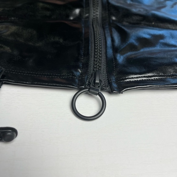 Lovehoney Fierce Wet Look Garter Skirt NWT - Picture 7 of 7